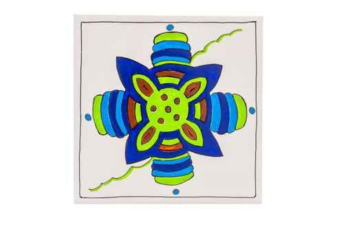 Friso 6 azulejos simetrias natura